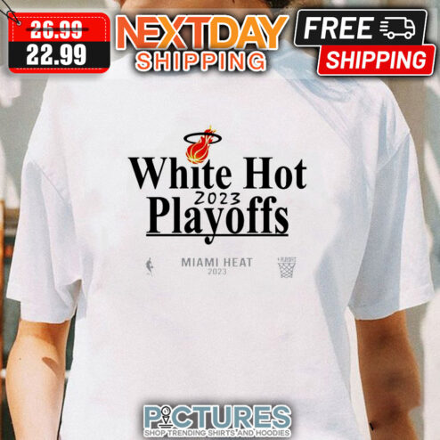 White Hot 2023 Playoffs Miami Heat NBA shirt