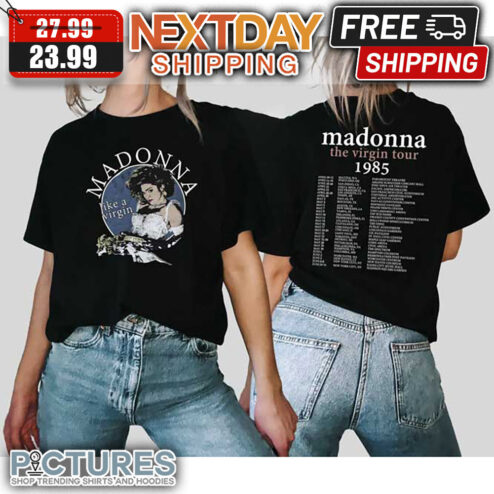 Madonna The Virgin Tour 1985 shirt