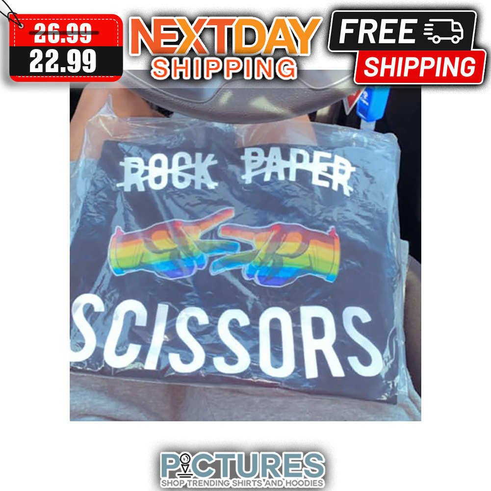 Rock Paper Scissors LGBTQ shirt