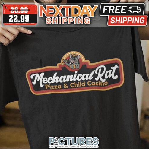 Mechanical Rat Pizza ' Child Casino shirt
