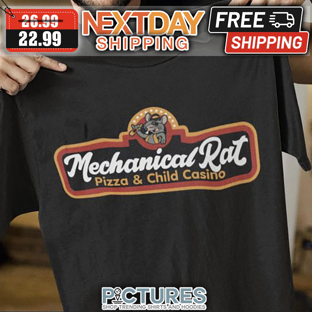 Mechanical Rat Pizza ' Child Casino shirt