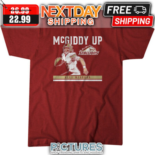 Alex Mcgough Mcgiddy Up Birmingham Stallions USFL shirt