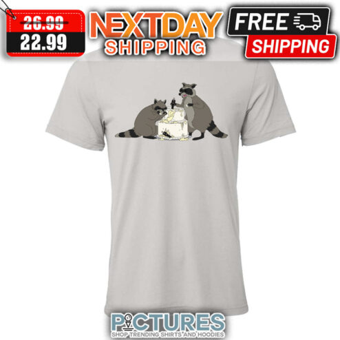 Raccoons Eat Gato Cake shirt