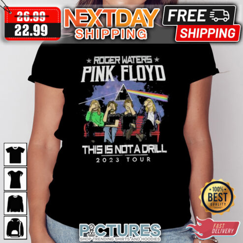 Roger Waters Pink Floyd This Is Not A Drill 2023 Tour Shirt