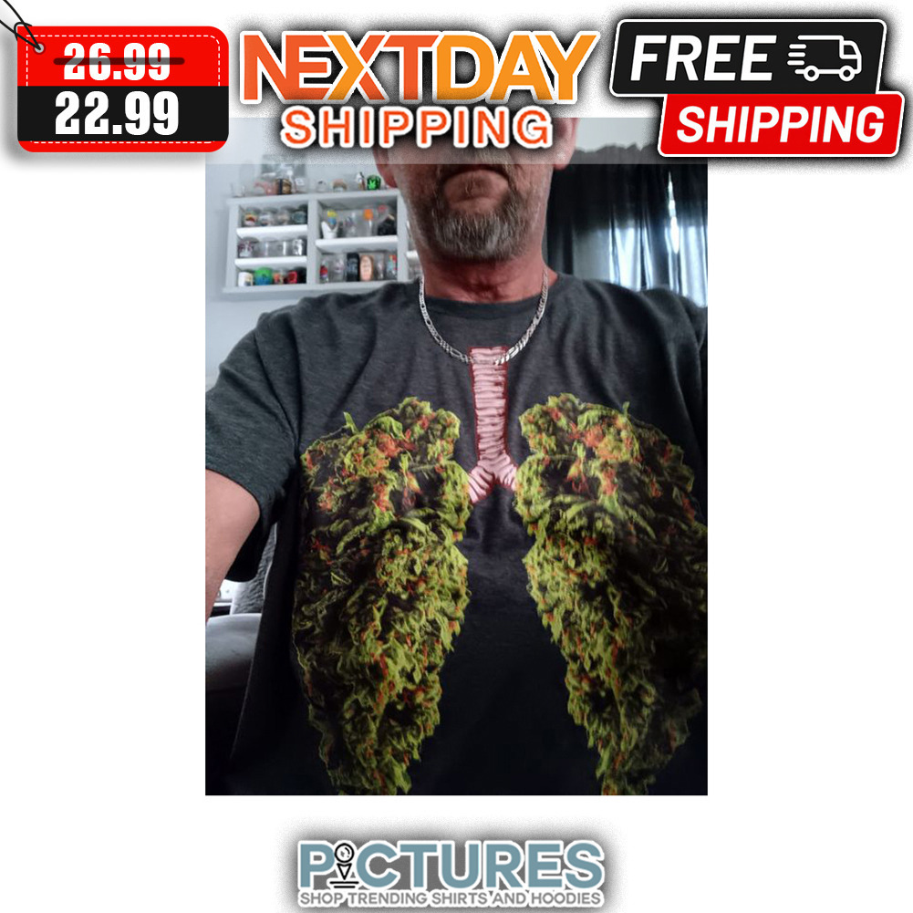 Weed Human lungs shirt