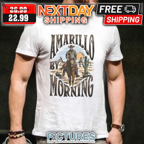 Cowboy Desert Amarillo By Morning Vintage Shirt