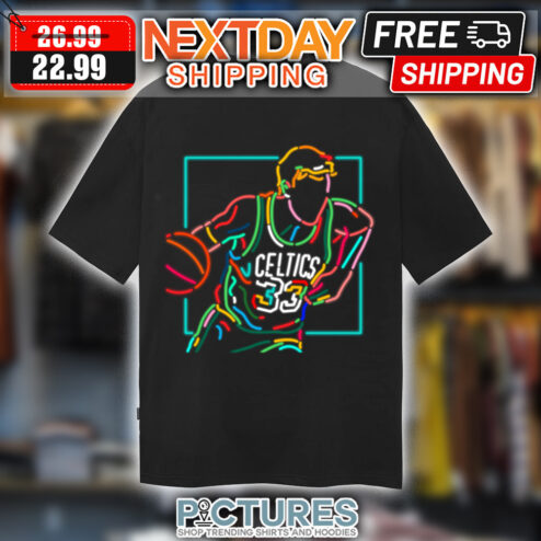 Larry Bird Neon Legend Boston Celtics NBA shirt