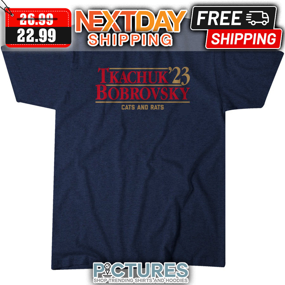 Matthew Tkachuk Sergei Bobrovsky Cats And Rats 2023 Florida Panthers NHL shirt