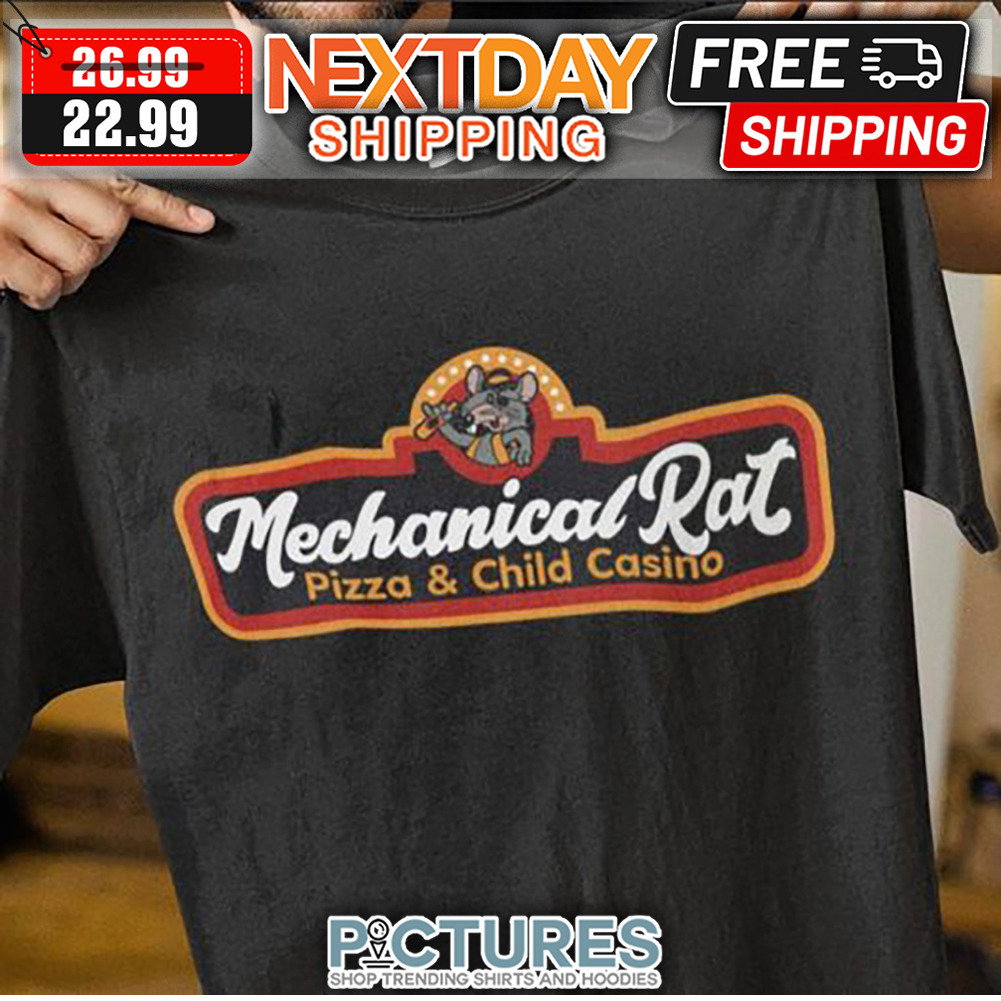 Mechanical Rat Pizza ' Child Casino shirt