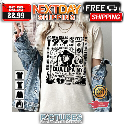 Dua Lipa Playlist Pop Music Classic shirt