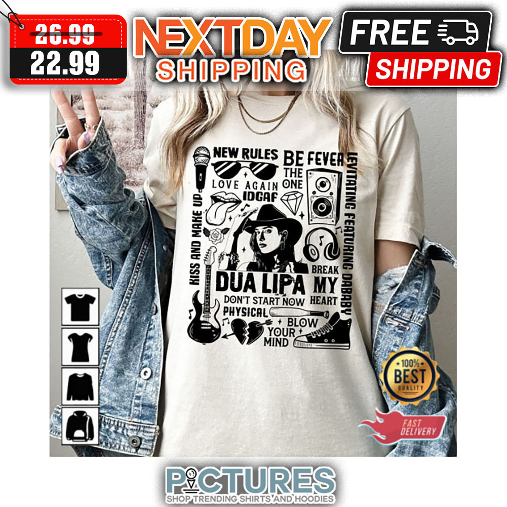 Dua Lipa Playlist Pop Music Classic shirt