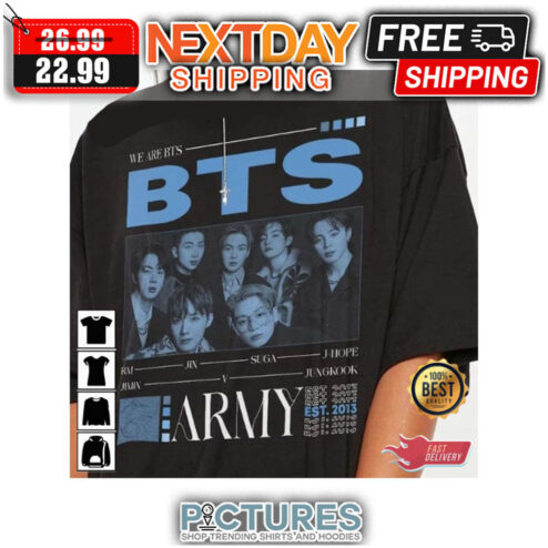 We Are BTS Kpop Vintage Style Korean Pop Army shirt