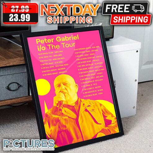 Peter Gabriel IO The World Tour 2023 poster