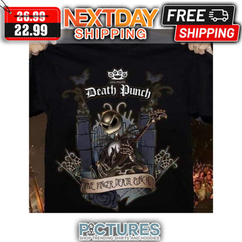 Jack Skellington Death Punch Five Finger Death Punch shirt