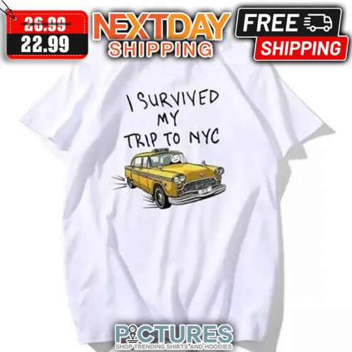 Tom Holland Taxi I survived my trip to NYC shirt