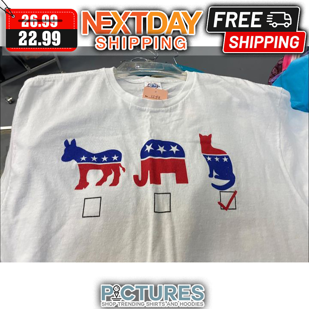 Donkey Elephant Choose Cat shirt
