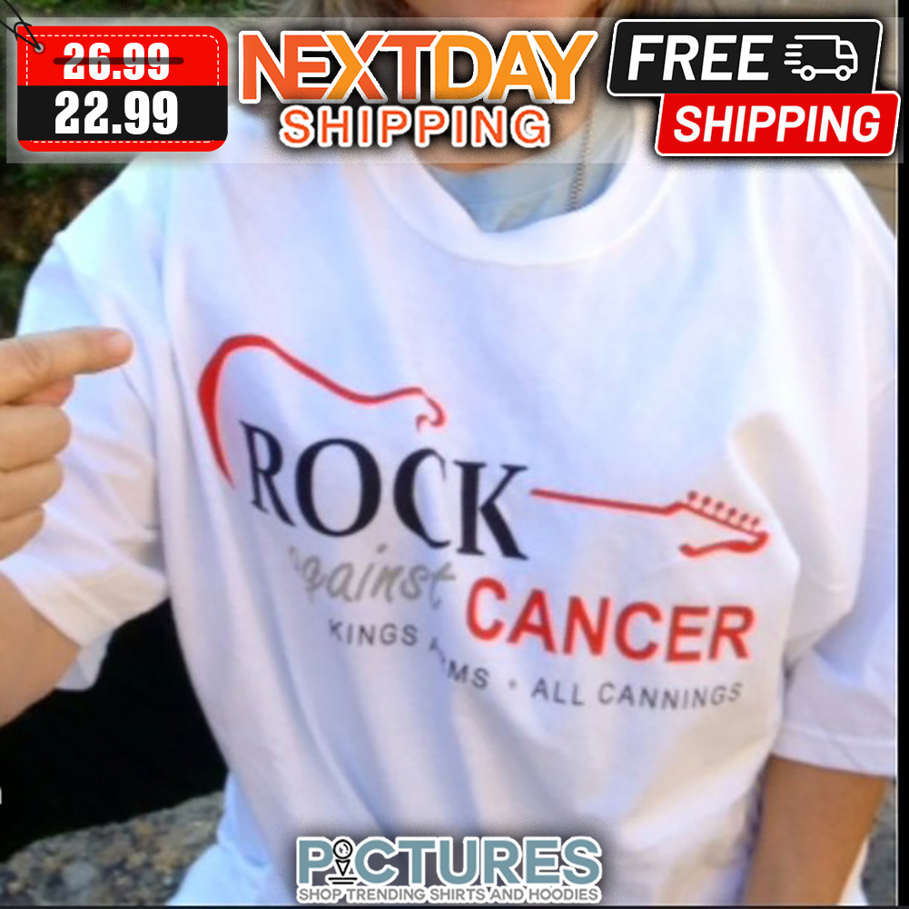 Guitar Rock Against Cancer Kings shirt