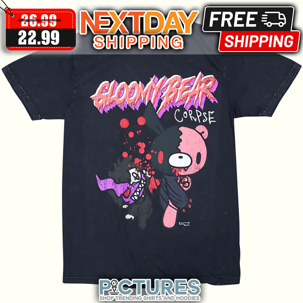 Pig Zombie Gloomy Bear Corpse Halloween shirt