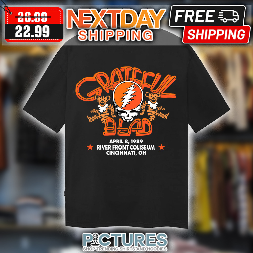 Grateful Dead April 8 1989 River Front Coliseum Cincinnati OH shirt