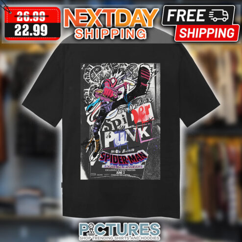 Spider Man Spider Punk Hobie Brown Across The Spider Verse June 2 2023 shirt