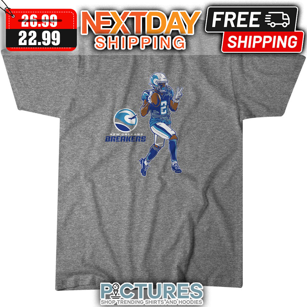 Johnnie L. Dixon Orleans Breakers USFL shirt