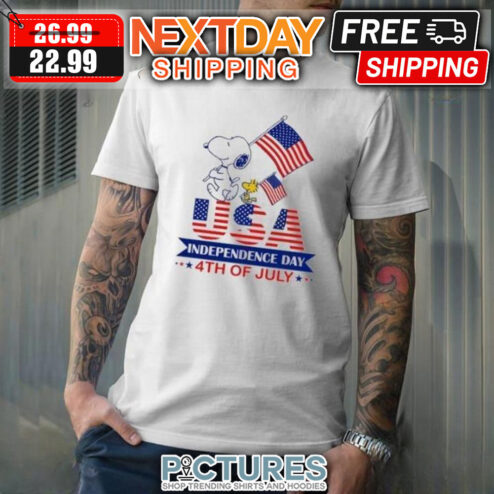 Snoopy And Woodstocks Independence Day 4th Of July Shirt