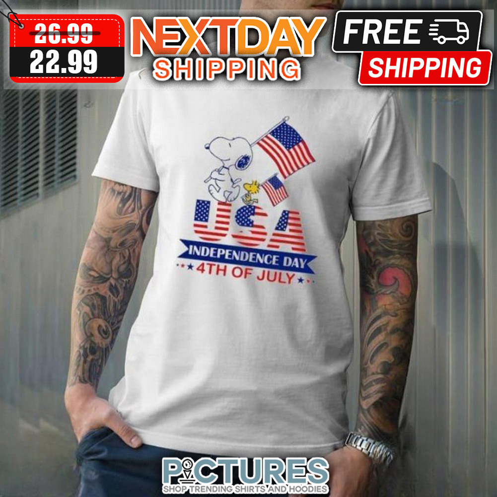 Snoopy And Woodstocks Independence Day 4th Of July Shirt