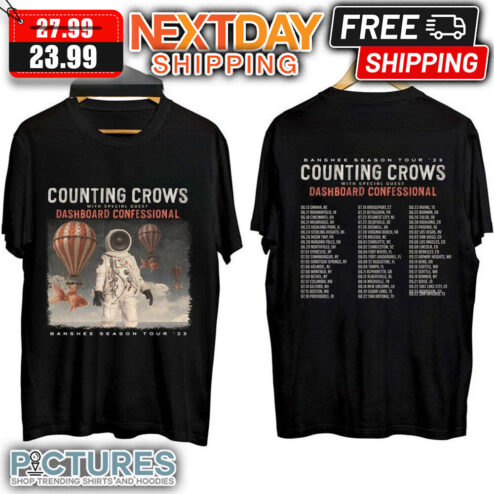 Counting Crows Banshee Season Tour 2023 shirt