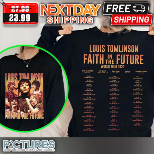 Faith In The Future Track List shirt
