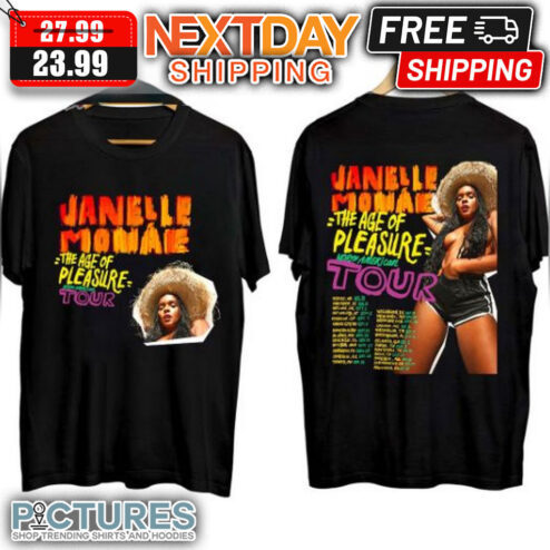 Janelle Monae The Age Of Pleasure Tour 2023 shirt