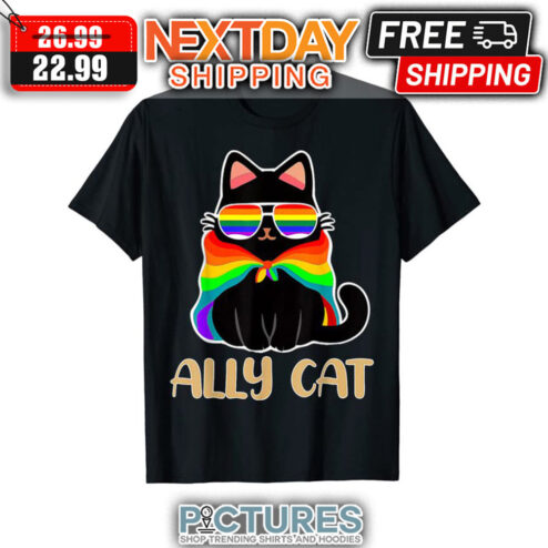 Ally Cat LGBT shirt