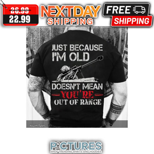 Just Because I'm Old Doesn't Mean You're Out Of Range Vintage shirt