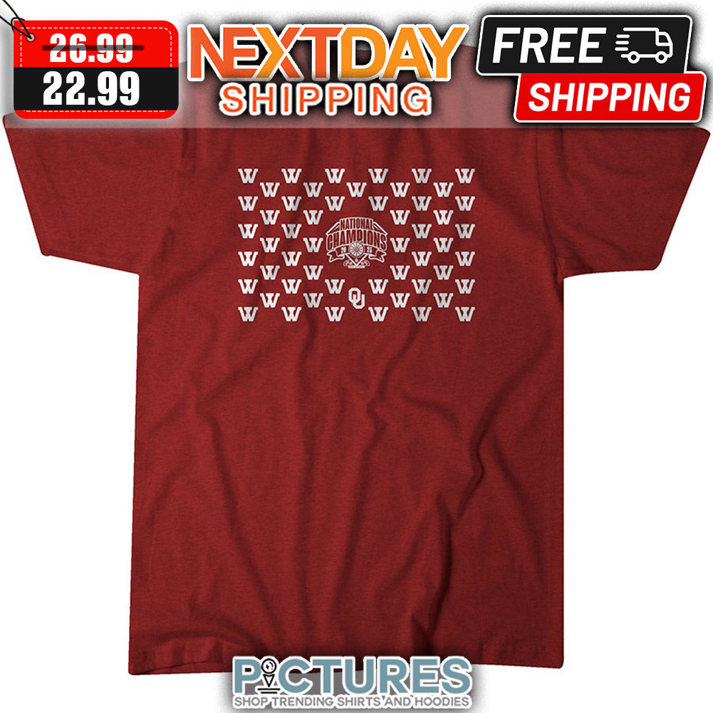 Oklahoma Sooner Softball National Champions shirt