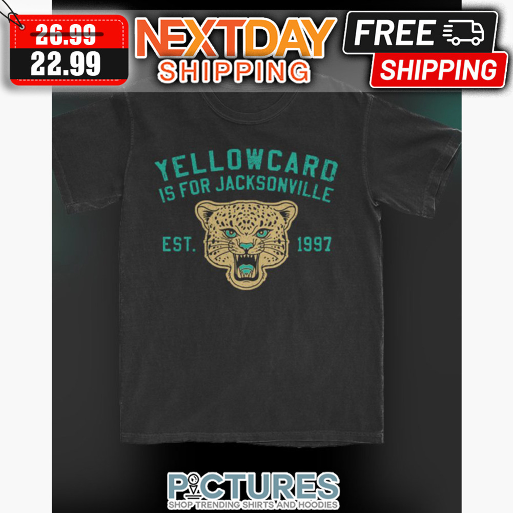 Yellowcard Is For Jacksonville EST 1997 shirt
