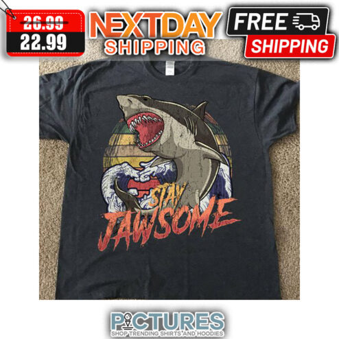 Shark Stay Jawsome Vintage shirt