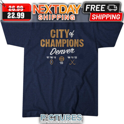 Denver Nuggets City Of Champions 2023 NBA Vintage shirt