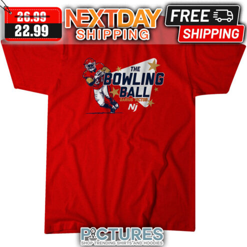 Darius Victor The Bowling Ball New Jersey Generals USFL shirt