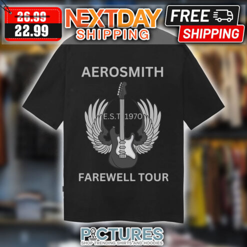 Aerosmith EST 1970 Farewell Tour shirt