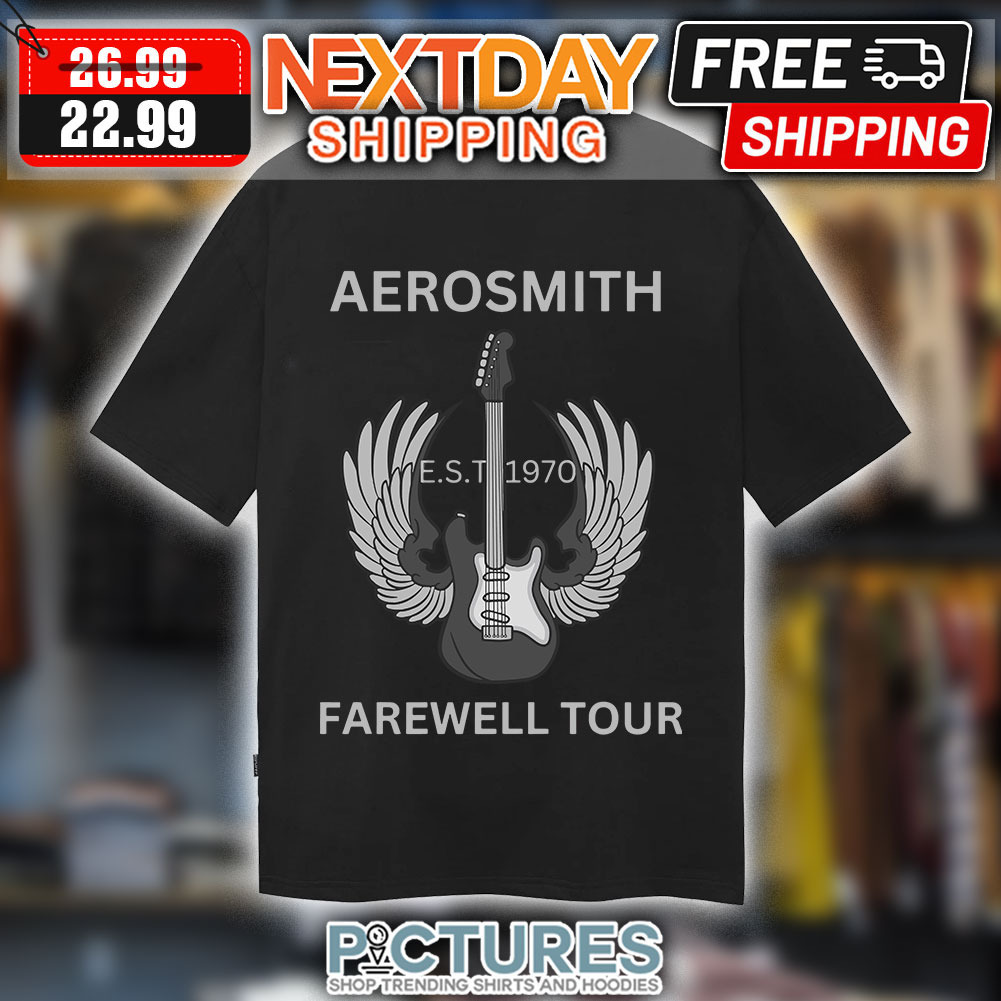 Aerosmith EST 1970 Farewell Tour shirt
