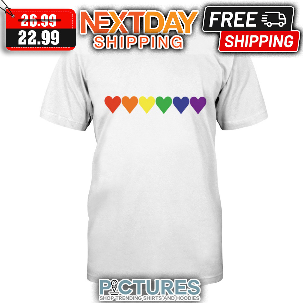 Heart Colorful LGBT shirt