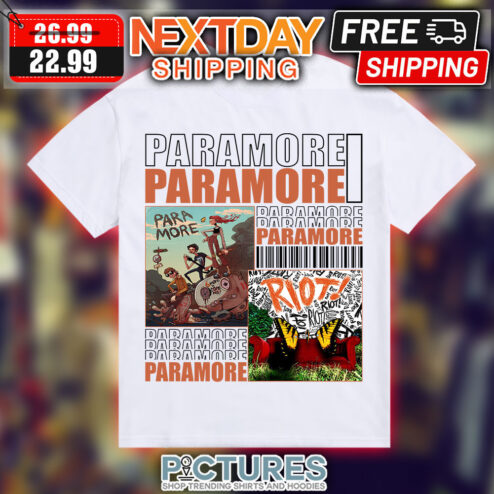 Paramore Riot Vintage shirt