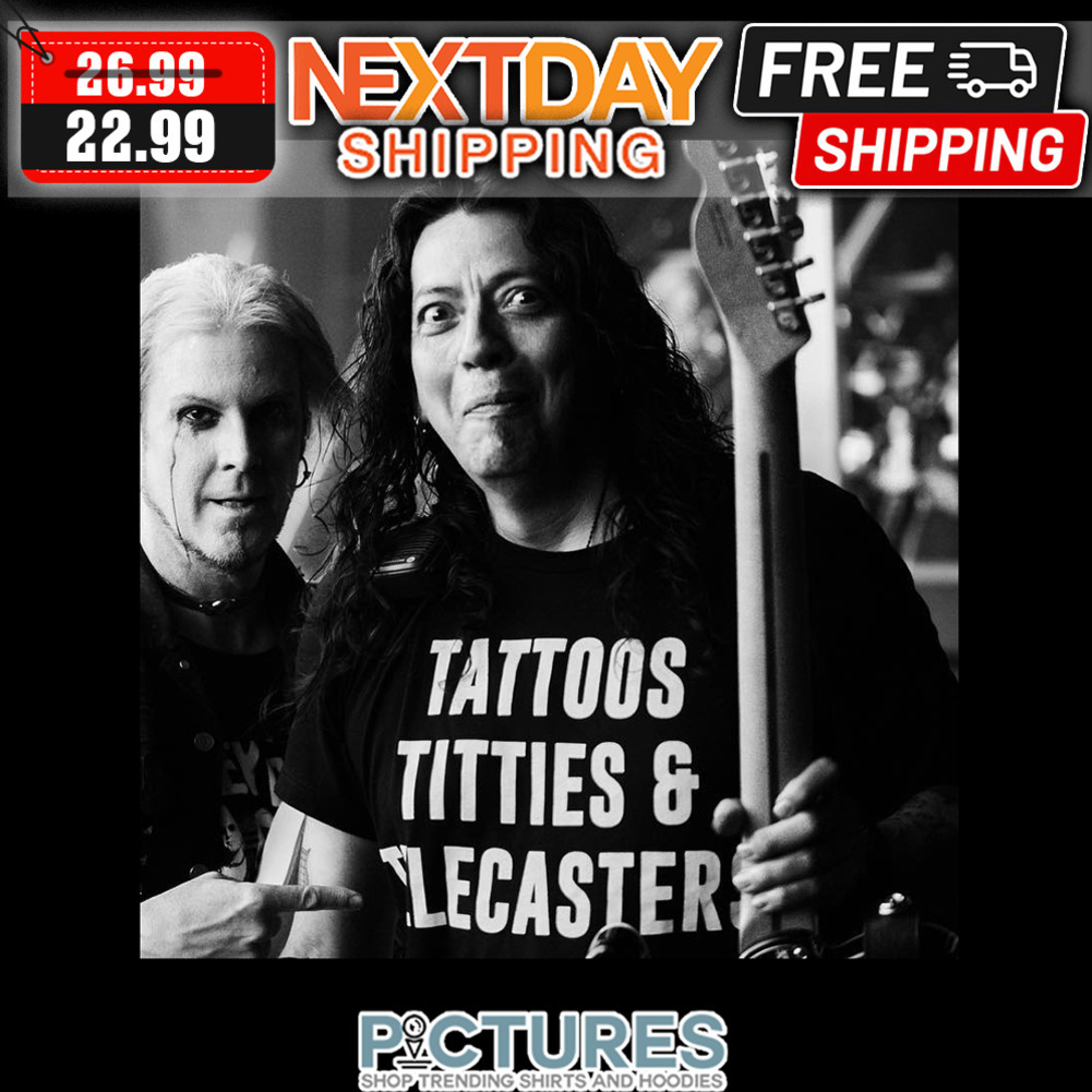 Tattoos Titties ' Ylecasters shirt