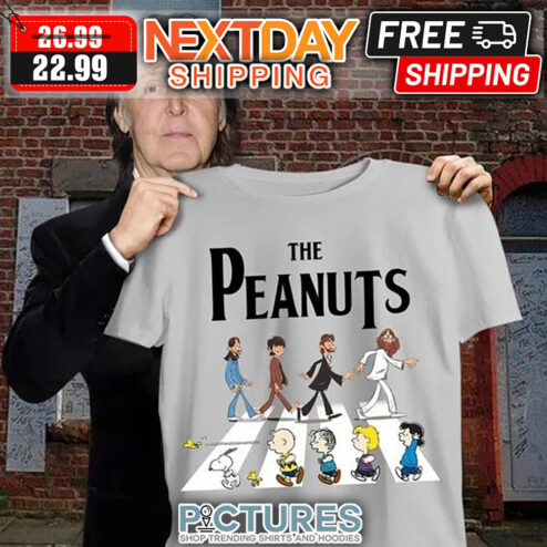 The Peanuts Rolling Stones Crosswalk shirt