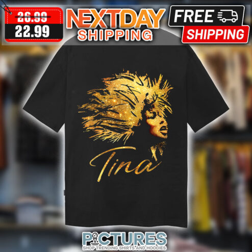 Tina Gold Glitter Vintage shirt