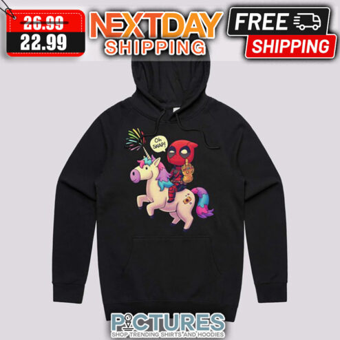 Deadpool Oh Snap Unicorn Middle Finger shirt