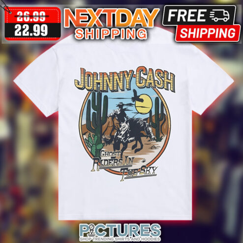 Desert Johnny Cash Ghost Riders In The Sky shirt