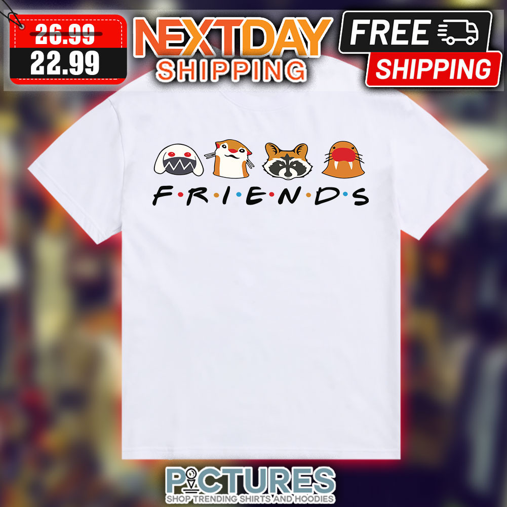 Gaurdians Of The Galaxy Cartoon Cute Friends shirt