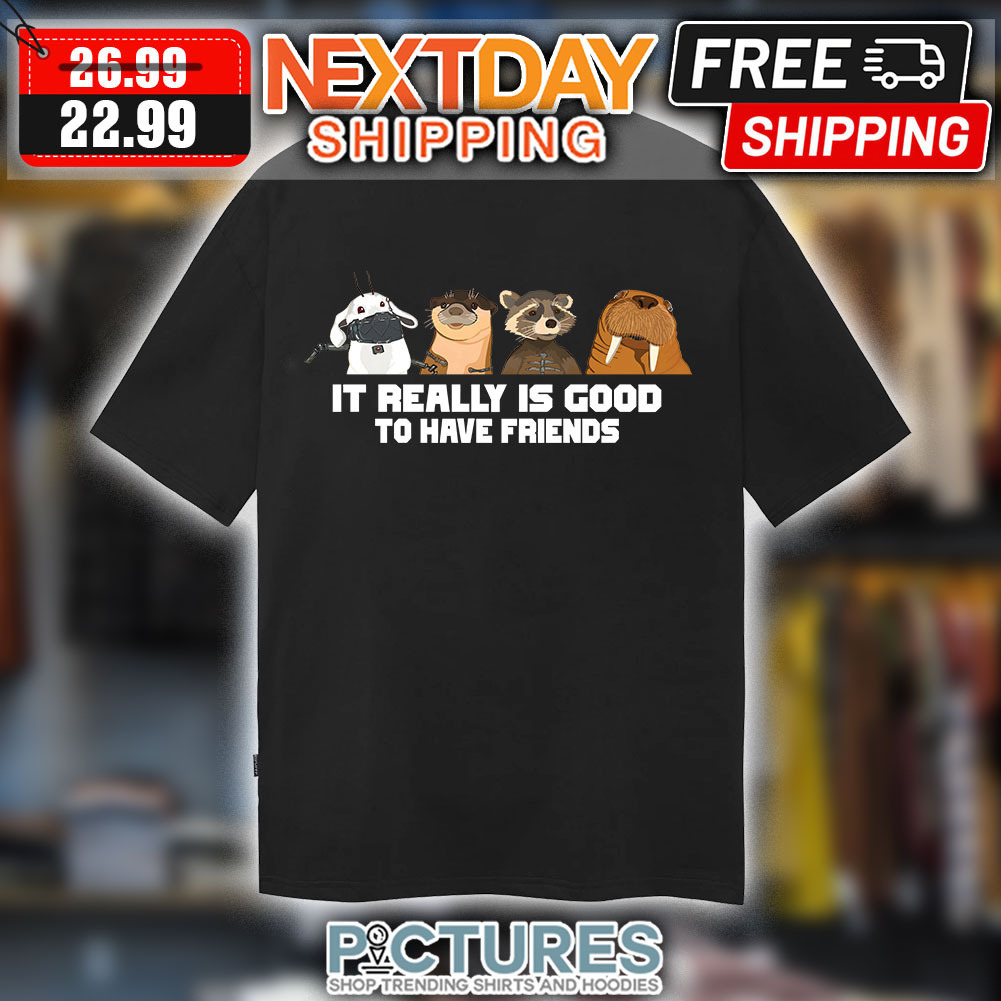 Gaurdians Of The Galaxy It Really Is Good To Have Friends shirt