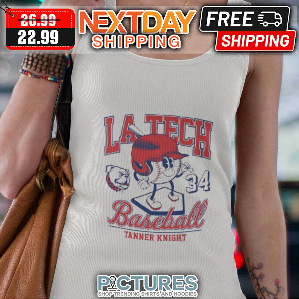 FREE shipping Louisiana Tech Bulldogs Tanner Knight 2023 NCAA Baseball shirt,  Unisex tee, hoodie, sweater, v-neck and tank top