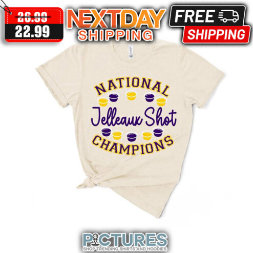 National Jelleaux Shot Champions shirt